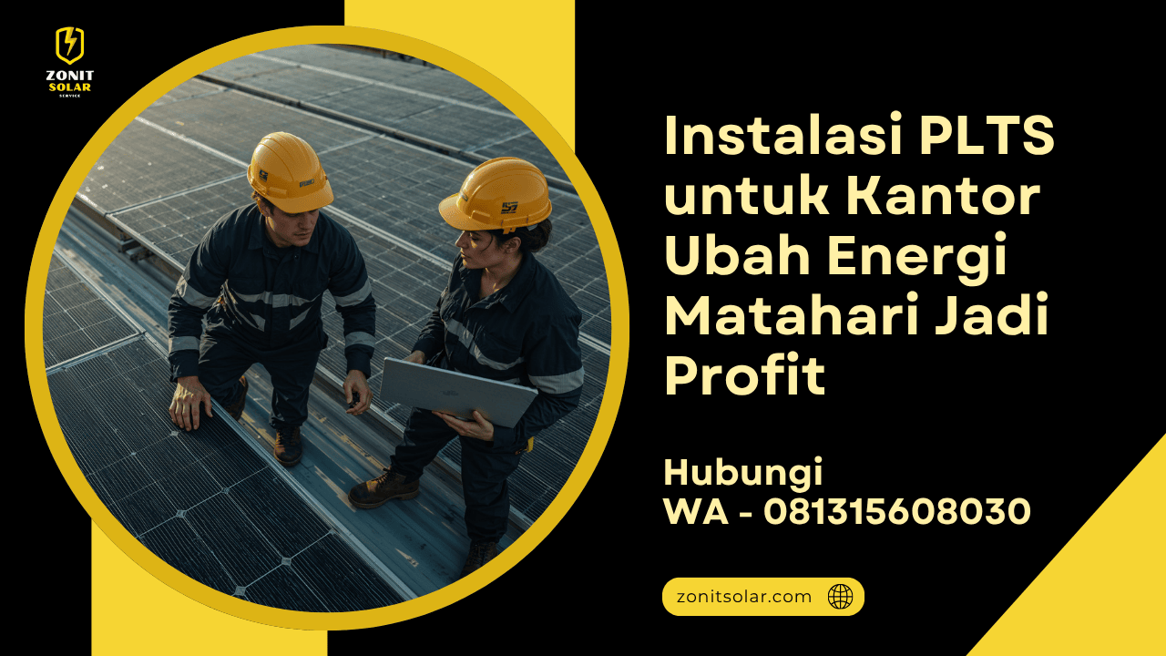 Instalasi PLTS untuk Kantor Ubah Energi Matahari Jadi Profit