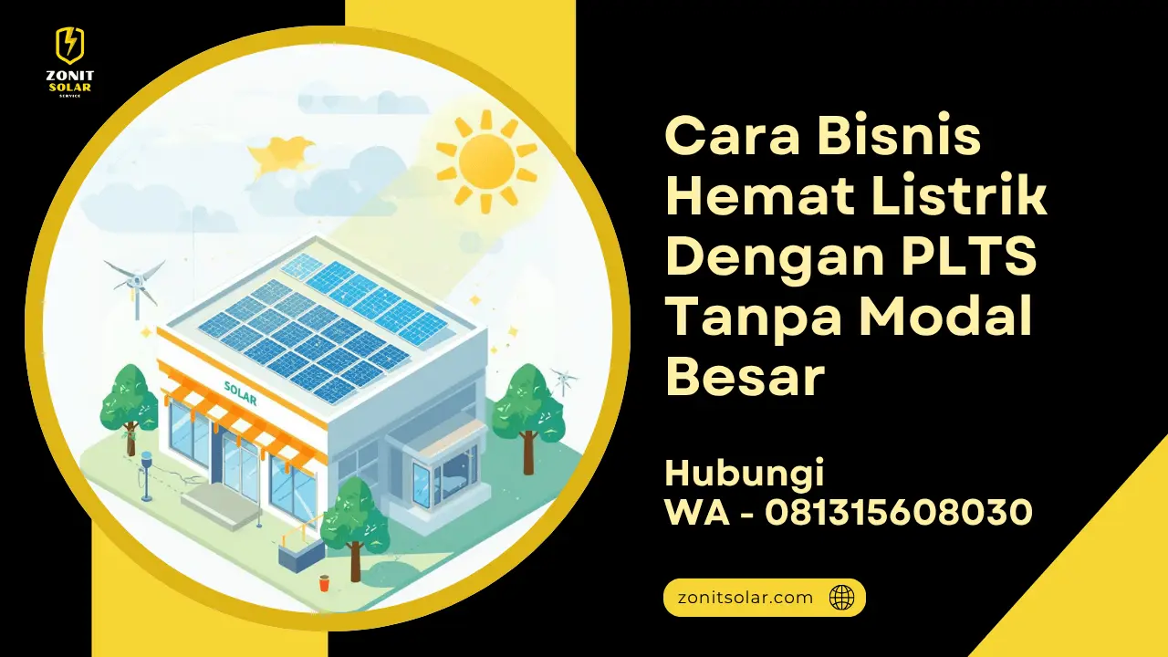 Cara Bisnis Hemat Listrik Dengan PLTS Tanpa Modal Besar