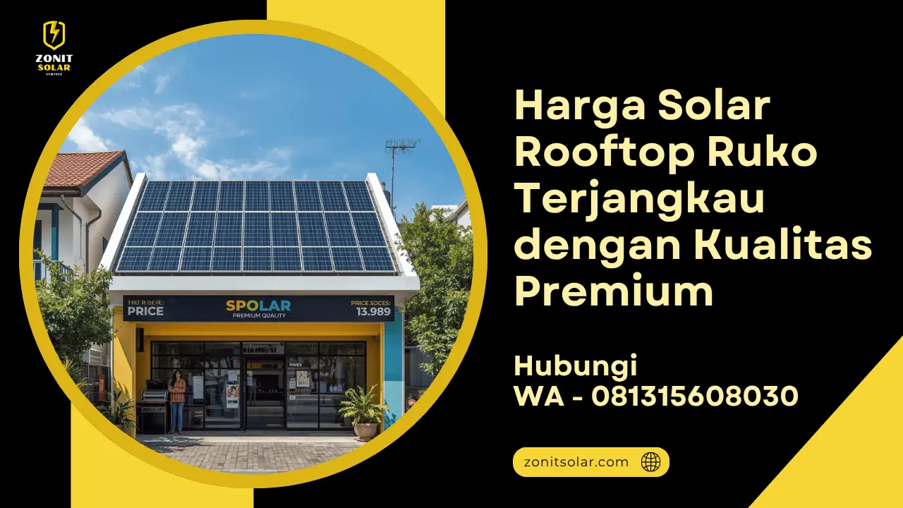 Harga Solar Rooftop Ruko Terjangkau dengan Kualitas Premium